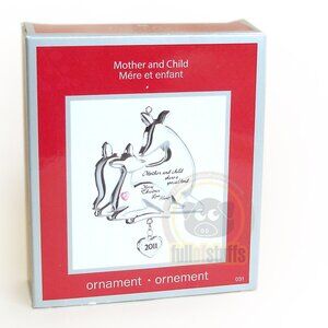 Brand NEW Carlton Heirloom Reindeer Fawn Mother & Child Love Christmas Ornament